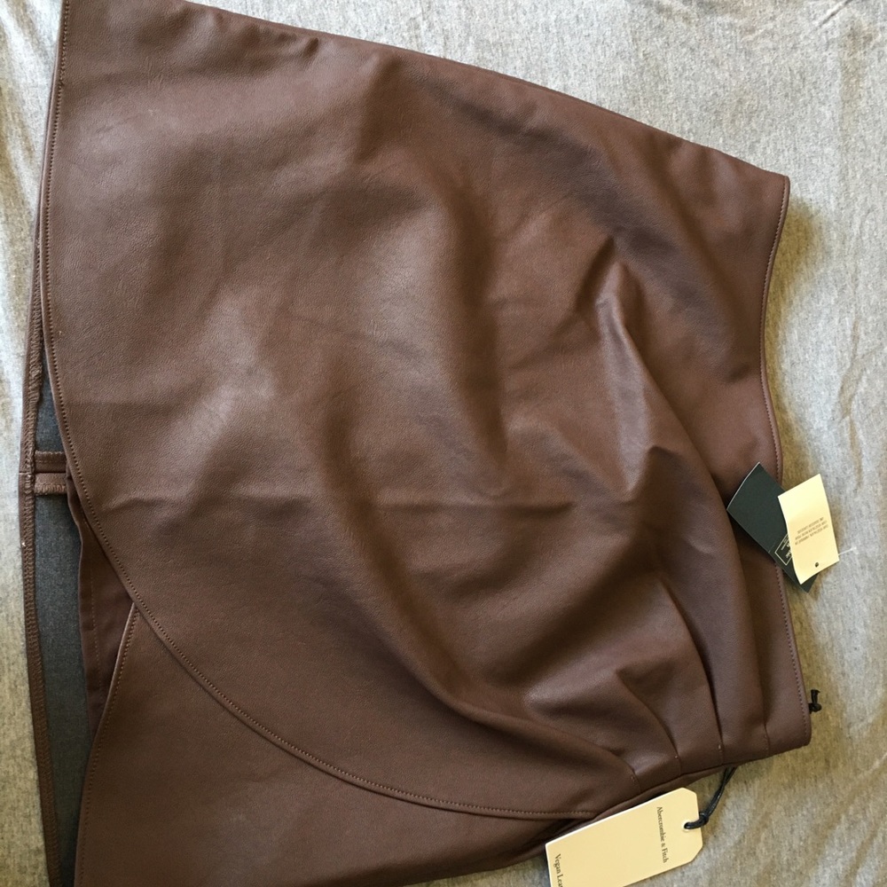 Abercrombie & fitch mini skirt. NWT vegan leather